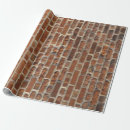 Zoek naar brick wall cadeaupapier Rood