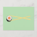 Recherche de saumons cartes postales Vert