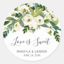 Recherche de fleurs blanches autocollants Mariée