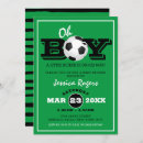 Recherche de soccer baby shower invitations Moderne