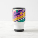 Recherche de motif des années 80 tasses Coloré