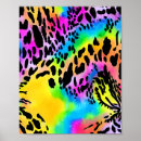 Recherche de motif léopard posters Coloré