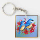 Zoek naar blauwe vogels sleutelhangers For her