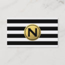 Recherche de rayures noires et blanches cartes visite Conception