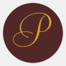 Recherche de p initial autocollants Initiale