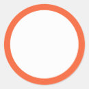 Recherche de orange et blanc autocollants Simple