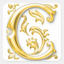 Recherche de majuscule autocollants Initiale