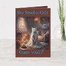 Recherche de chat halloween vœux cartes Pour enfants