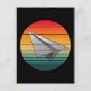 Recherche de avion papier vœux cartes Vintage
