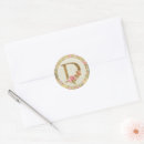 Recherche de z initial autocollants Floral
