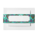 Recherche de paon bandeaux de faire part Bleu