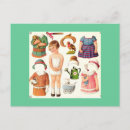 Recherche de poupée papier vintage cartes postales Poupées de papier