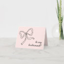 Zoek naar voorstel kaarten Bridesmaïdaal voorstelkaart