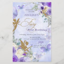 Recherche de purple fairy invitations Moderne