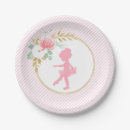 Recherche de ballerine assiettes en papier Ballet
