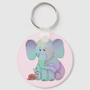 Recherche de éléphants drôles porteclés Mignon