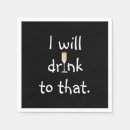 Zoek naar grappige tekst servetten Drink