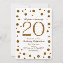 Recherche de 20 anniversaire invitations Moderne