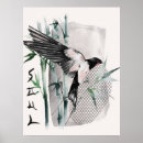 Recherche de fleur de grue posters Japonaise