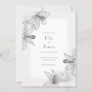 Recherche de lys invitations Moderne