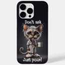 Recherche de humour de café iphone coques Chat