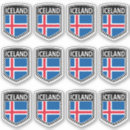 Recherche de drapeau islandais autocollants Emblème