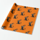 Zoek naar heks cadeaupapier Zwart en oranje