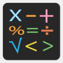 Recherche de symboles mathématiques autocollants Étudiant