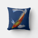Recherche de koi carpe coussins Poisson rouge