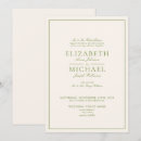 Recherche de style classique invitations Mariée