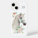 Recherche de cheval blanc iphone coques Équin