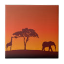 Zoek naar savanne tegels Giraffe