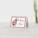Recherche de ladybug remerciements cartes Rose