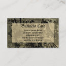 Recherche de littérature cartes visite Vintage