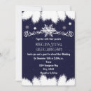 Recherche de de neige mariage invitations Bleu
