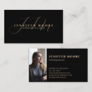 Recherche de position cartes visite Femme femme employée femme