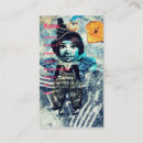 Recherche de collage numérique cartes visite Vintage
