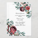 Recherche de red rose mariage invitations Aquarelle