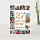 Recherche de 27 ans vœux cartes Vingt septième