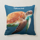 Recherche de tortue mignonne coussins Océan