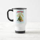 Recherche de rennes voyage mugs Santa claus