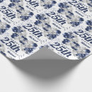 Zoek naar zee cadeaupapier Marineblauw