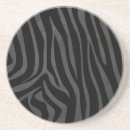 Recherche de zèbre noir et blanc dessous de verres Tendance