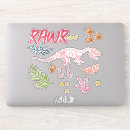 Zoek naar meisjes dinosaurus stickers Roze