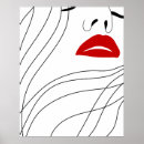 Recherche de rouge à lèvres art Noir et blanc