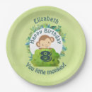Recherche de anniversaire singe de assiettes en papier Safari