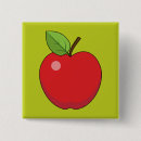 Recherche de pomme rouge badges Mignon