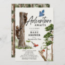 Recherche de ourson baby shower invitations Forêt