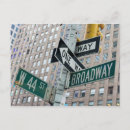 Recherche de broadway cartes postales Carré