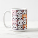 Recherche de visage kawaii tasses Amusant